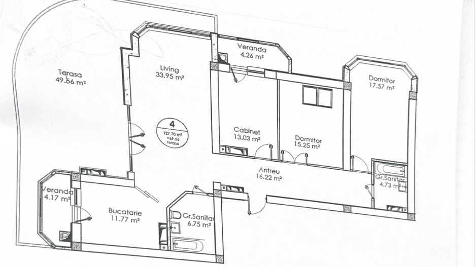 Vânzare, penthouse, 4 camere, strada Alba Iulia, Buiucani. - Schiță 32