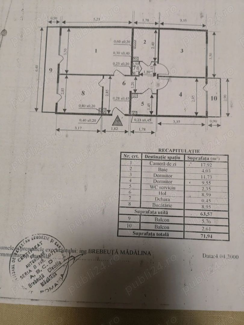Apartament 3 camere Decomandat Basarabia-Bucovina - Poză 8
