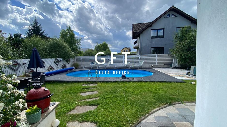 PRET REDUS!!! Vila de lux, P+E+M, piscina, 7 minute de centru Bistritei - Poză 17