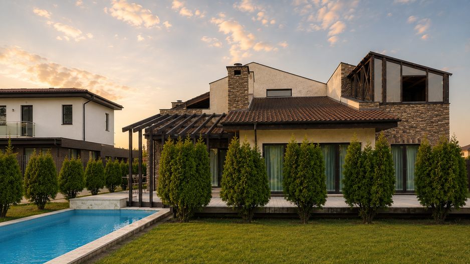 Vila cu piscina, 6 camere, 254mp utili, 815mp teren, com. Berceni - Poză 1