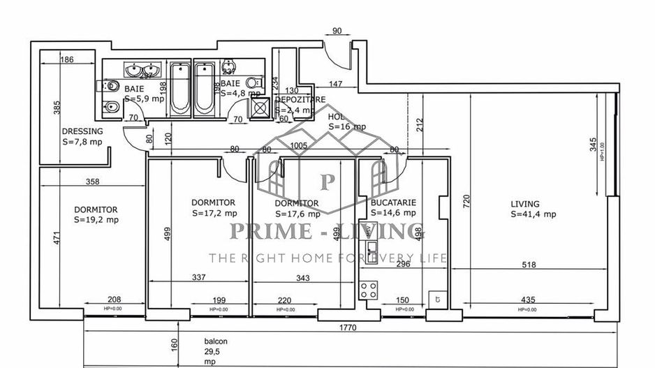 APARTAMENT CU 3 DORMITOARE LA INCHIRIERE IN COMPLEX CU PISCINA - Poză 12