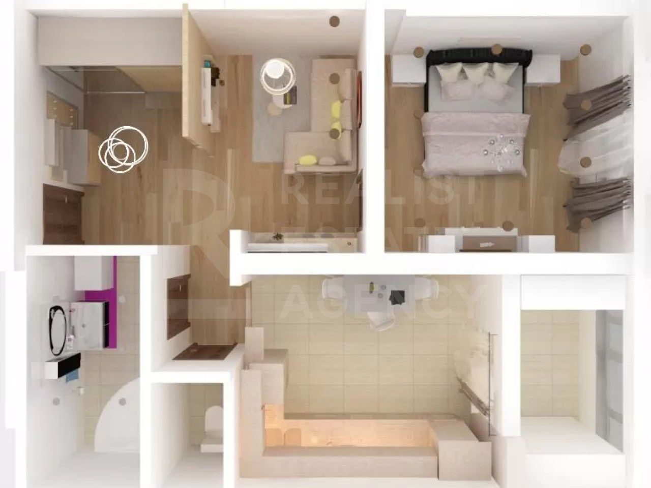 Vânzare, apartament, 2 camere, strada Nicolae Testemițeanu, Durlești - Poză 1