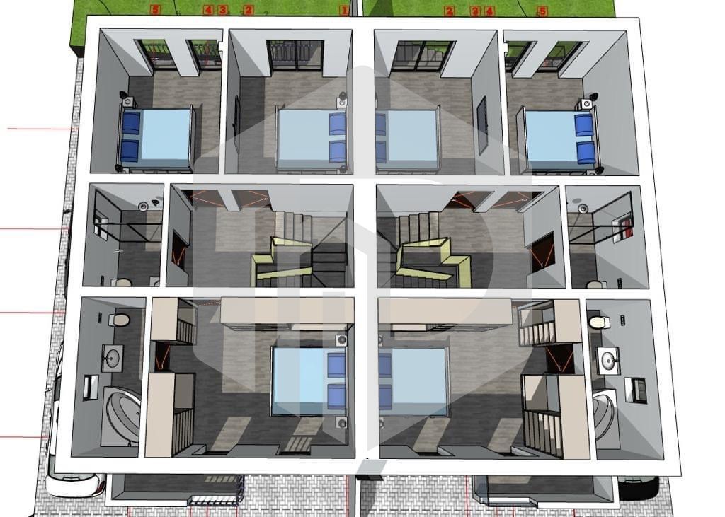 Calea Cisnadiei / Teren 250 mp + 140 mpu + Pivnita + 3 dormitoare - Poză 9