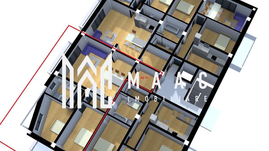 Apartament 3 camere | Etaj 3 | Lift | Parcare | Comision 0 - Poză 2