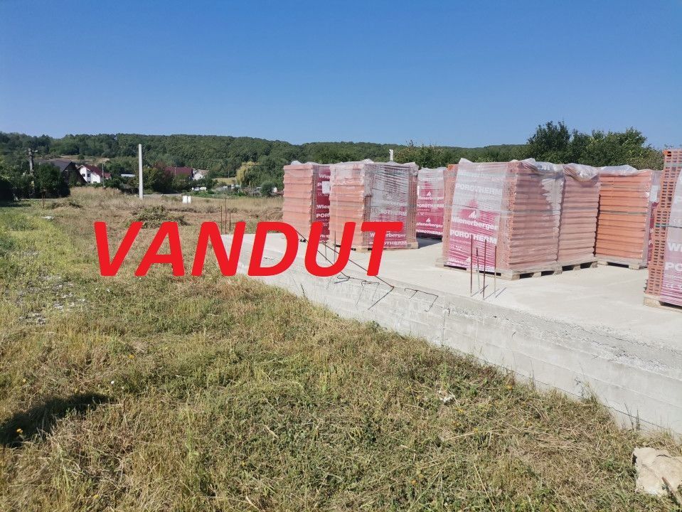 Vanzare teren Smeura cu AC si casa in constructie - Poză 1