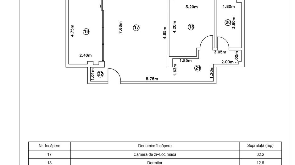 Titan-2 camere in bloc boutique- Etaj 1-Living generos - Poză 7