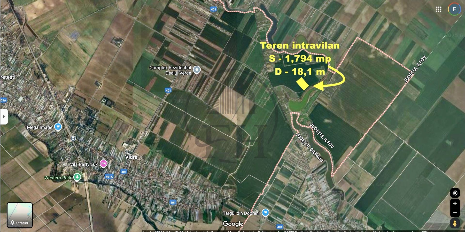 Teren intravilan de vanzare Vidra, Ilfov - Poză 2