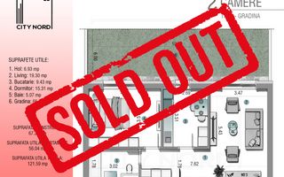 Apartament 2 camere – 56 mp utili + Grădină 65 mp (Parter/3) - Poză 1