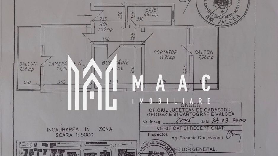 Apartament 2 camere | Ultracentral | Etaj 3 | 2 balcoane - Poză 6