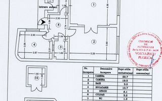 De Vanzare Apartament 3 camere in Vila Istorica p-ta Victoriei Buzesti - Poză 9