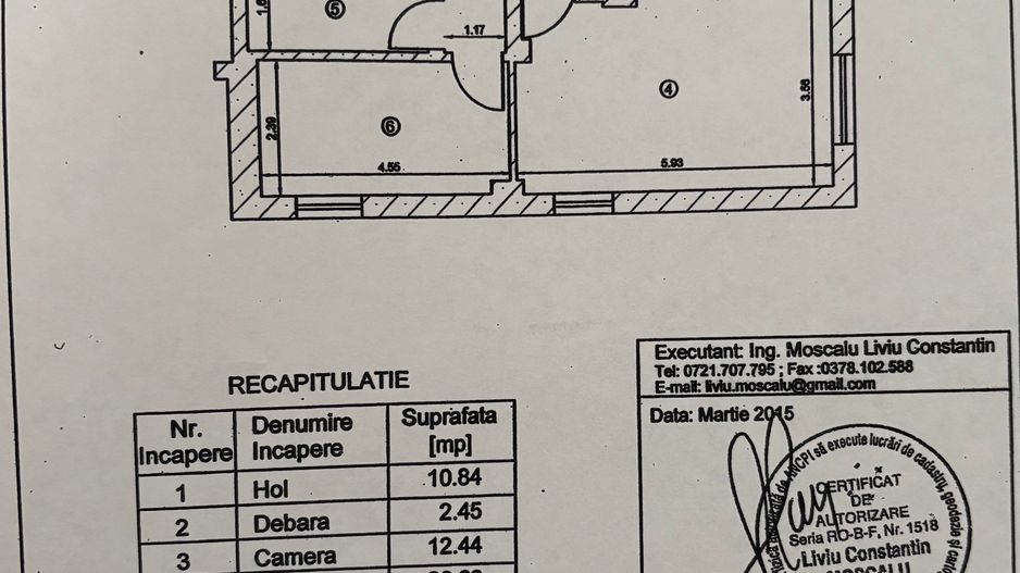 Apartament cu 2 camere - 62mpu - Parter - Loc de parcare - 1 Decembrie - Poză 3