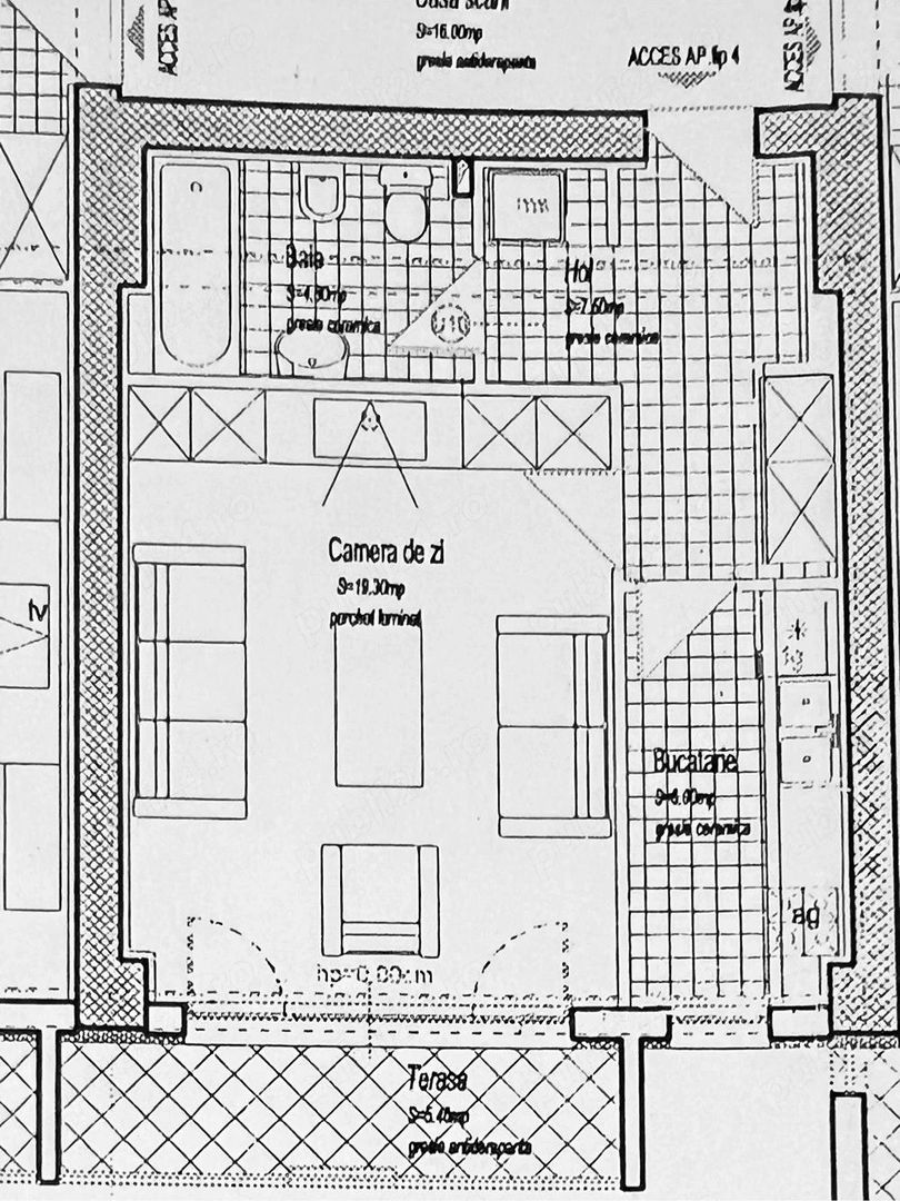 Apartament 1 cam. decomandat, tip STUDIO, bloc NOU, Complex Studentesc - Poză 10