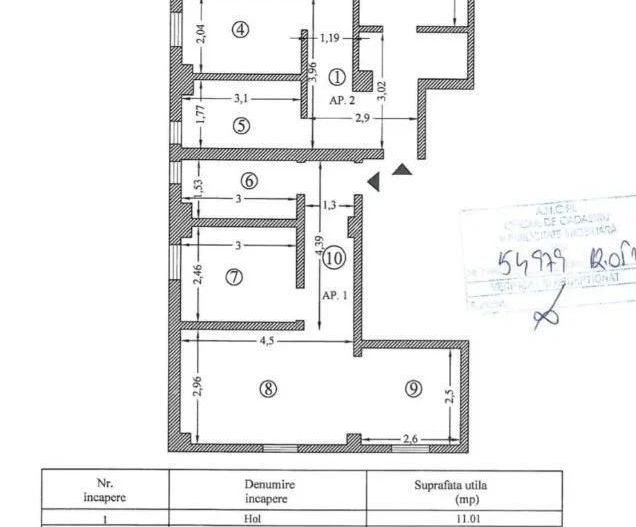 PF Vand 2 apartamente 2 camere, unite cadastral, CUG, Iasi - exclus agentii - Poză 1