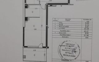 OPORTUNITATE Garsoniera + LOC DE PARCARE| RESIDENCE 5 |EROU IANCU NICOLAE - Schiță 20