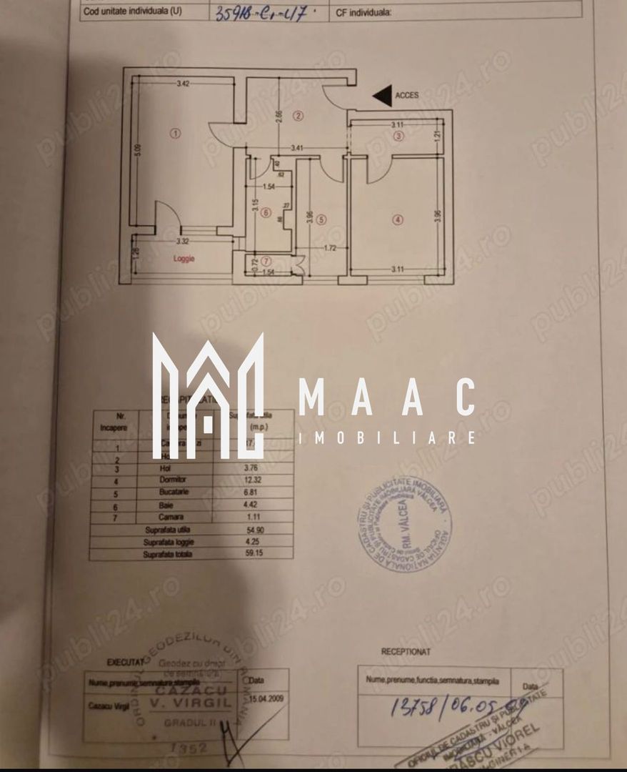 Apartament | 2 camere | Ostroveni | Lift - Poză 6