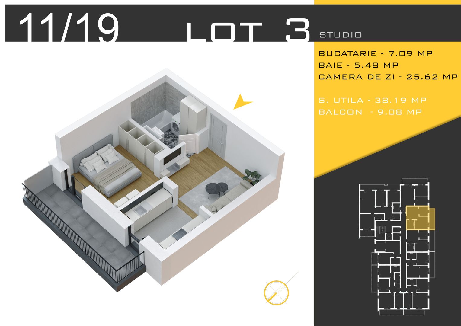 2 camere  Titan Pallady  Metrou Nicolae Teclu - Schiță 10