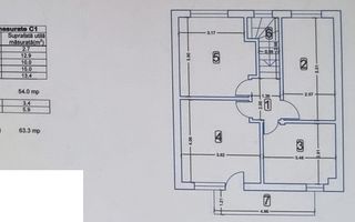 Casă Individuală 🏡 | Domnești 📍 | P+1 | 4 Camere | 3 Dormitoare 🛏️ - Schiță 13