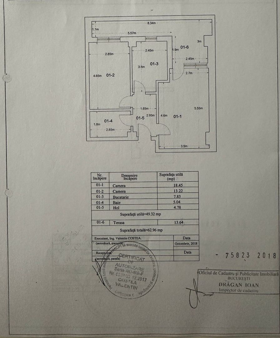 Metrou Mihai Bravu- Vitan - Apartament 2 camere+ loc de parcare |2018 - Schiță 26