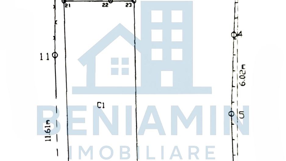 Casa in Romanesti-Teren 380mp-Deschidere 14m-Zona linistita-Libera - Schiță 10