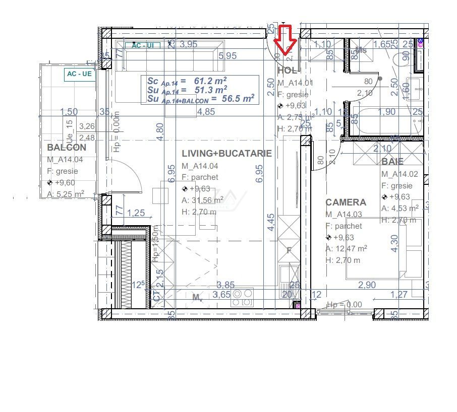 Balcon. Lift. Loc de parcare. - Poză 7