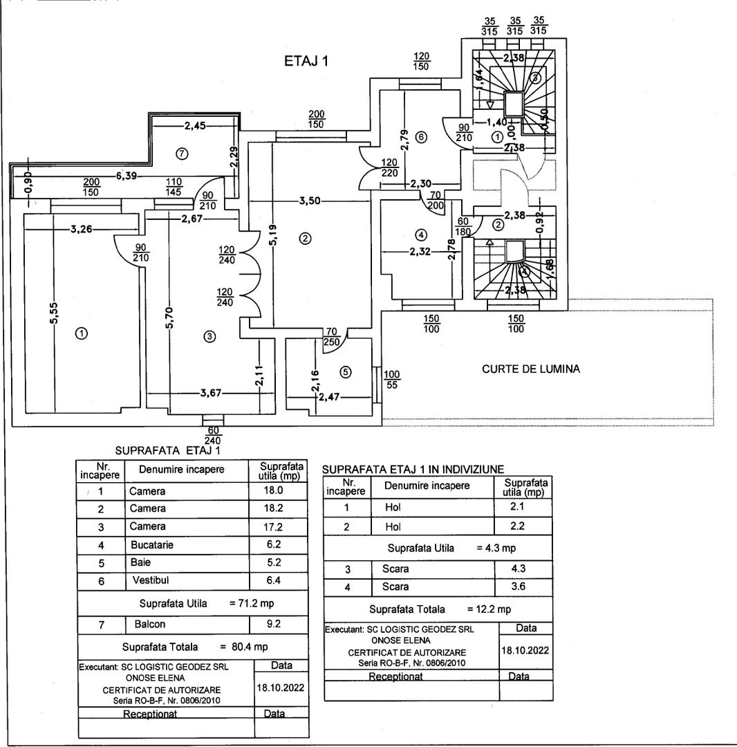 Apartament 3 camere in vila | Curte comuna | Zona Mosilor - Poză 2
