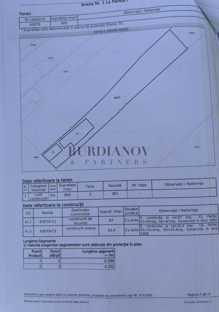 Teren intravilan 2.500 mp cu potențial rezidențial – Clinceni - Poză 2