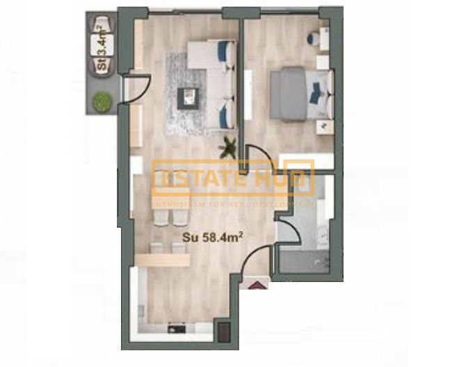 Apartament 2 camere | M-Avenue Gheorgheni | Comision 0% - Poză 2