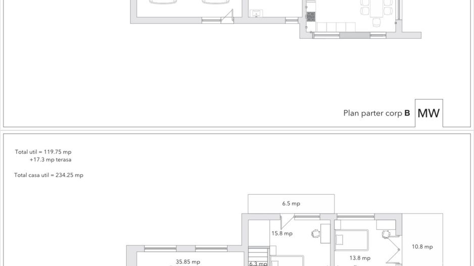 Vile elegante cu 800 m2 teren in cartierul Faget ! - Schiță 35