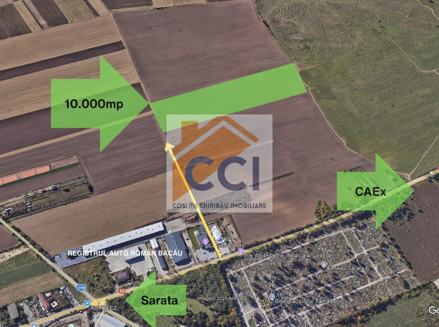 Teren 10,000mp Bacau / Strada Alexandru Safran - Poză 1