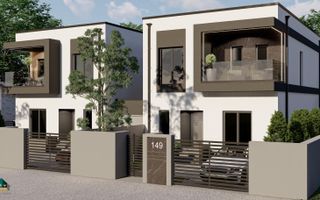 Duplex cu 5 camere despartit prin garaj in Mosnita Noua - Poză 2