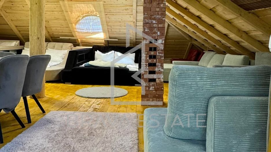 Cabană din lemn rotund, 210mp, ciubăr, jacuzzi, foișor, localitatea Băișoara - Poză 20
