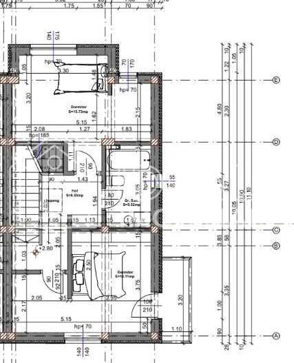 Triplex 3 camere, Șelimbăr | Mobilat & utilat | P+E+Pod | Terasă & grădină - Schiță 13