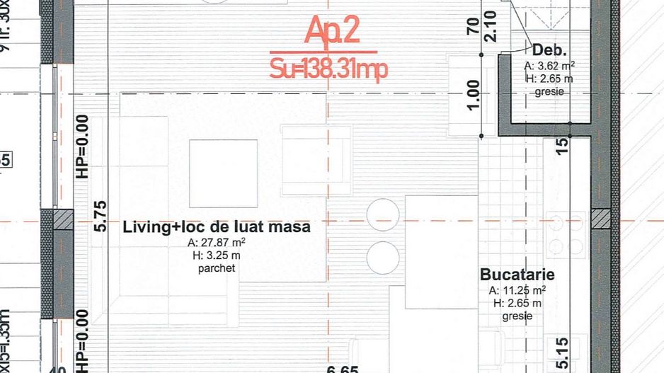 Duplex premium in Gruia, liniste, panorama si acces rapid spre Centru - Schiță 2