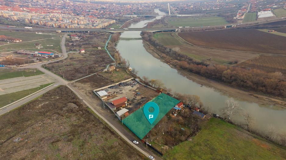 Teren intravilan 2.600 mp pe Malul Mureșului Alfa - Poză 3