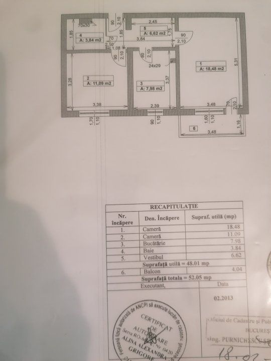 Apartament 2 Camere Decomandat | Lujerului - Schiță 7