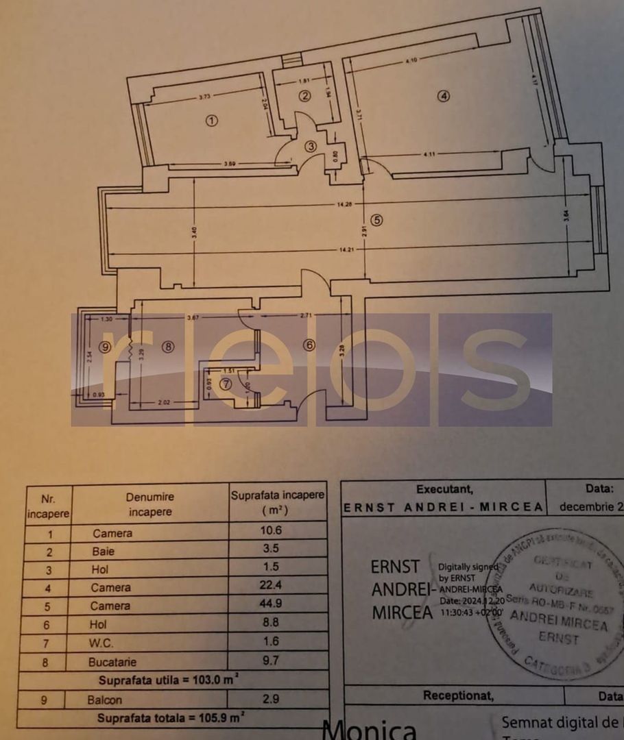 VANZARE 3 CAMERE UNIRII -DECOMANDAT - Poză 9