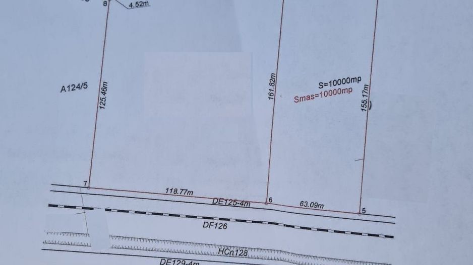 Mosnita Noua Teren 10.000mp | Front 63m | La asfalt - Zona de Case - Poză 3