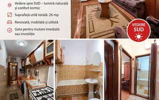 Apartament cu 1 cameră, ETAJ 2, VASLUI - zona FEROVIARI;