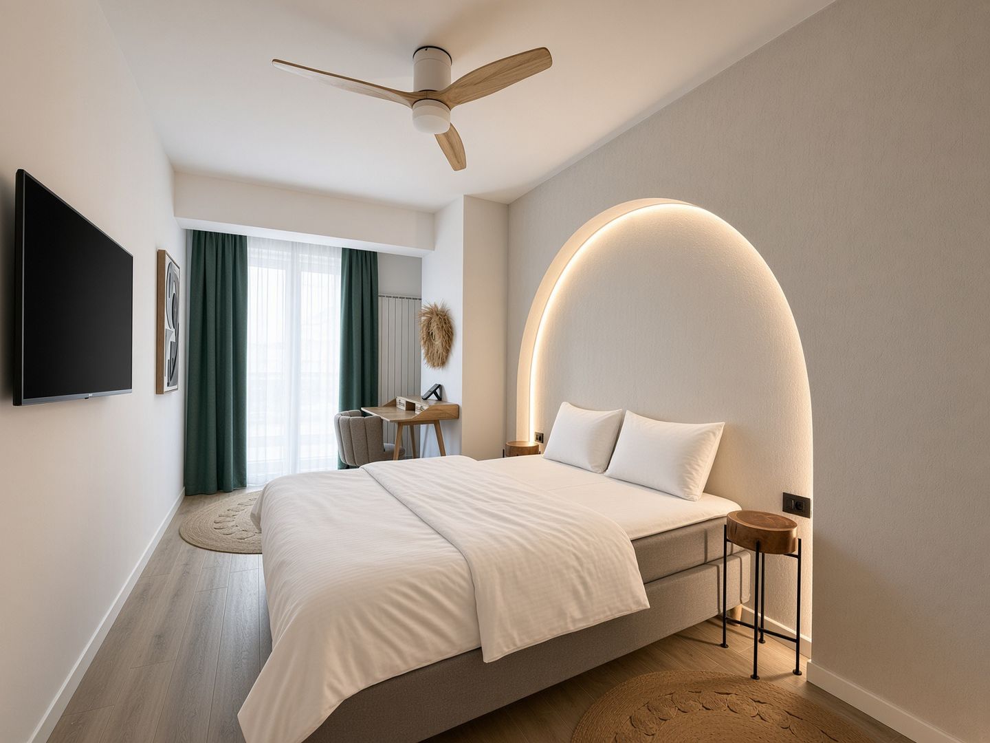 2 camere în Alezzi Infinity cu suprafață generoasă  si vedere la mare - Poză 5