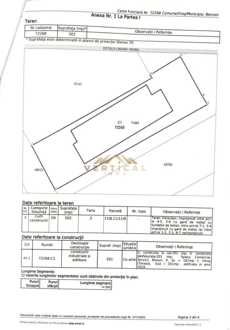 Spatiu comercial de inchiriat / Bulevardul 1 Mai / Comuna Berceni - Schiță 7