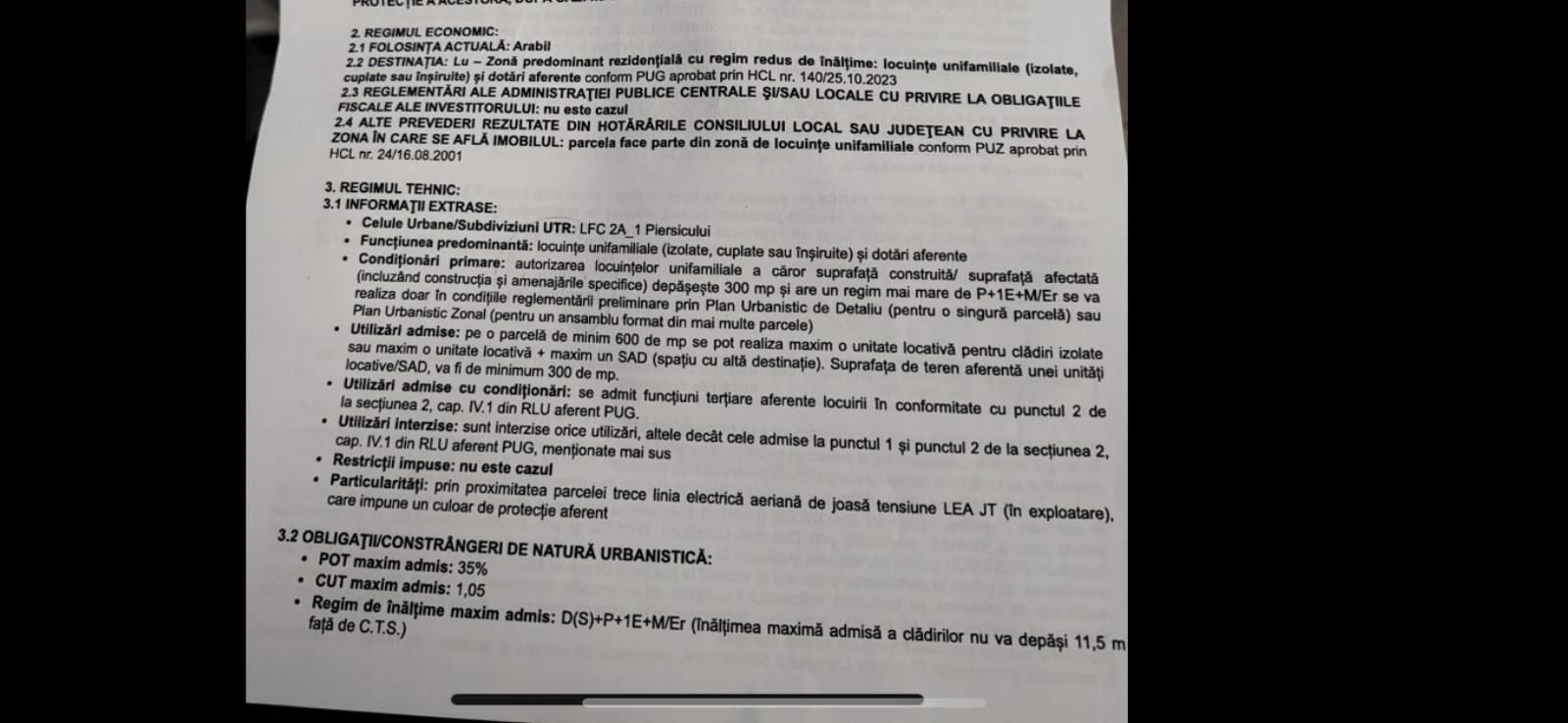 Teren 920 mp cu 2 fronturi - Poză 4