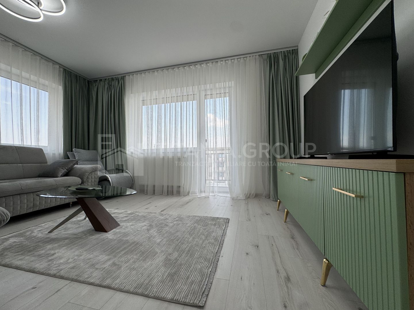 PRIMA INCHIRIERE Apartament modern 3 camere, 2 bai, parcare, Casa Nobel Coresi - Poză 1