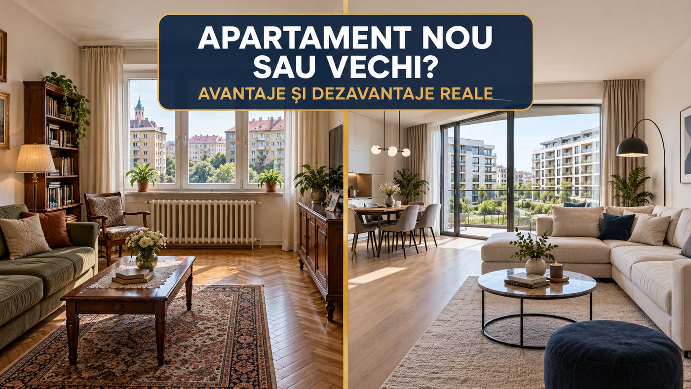 Apartament nou sau vechi Avantaje si dezavantaje reale