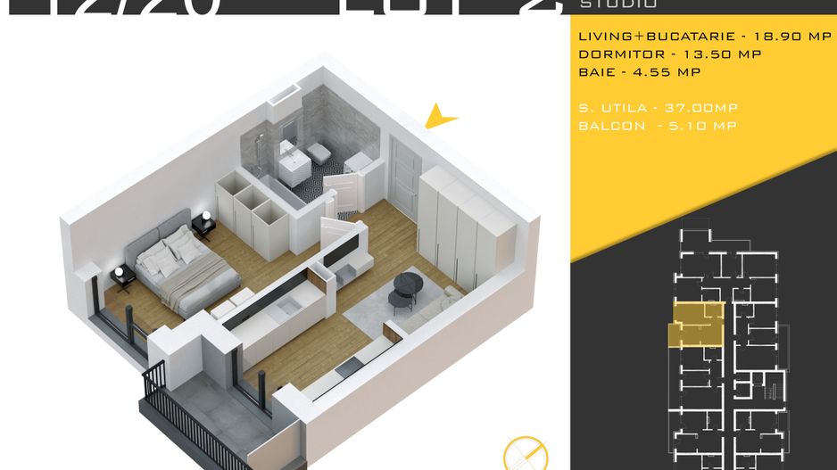 2 camere  Titan Pallady  Metrou Nicolae Teclu - Schiță 11