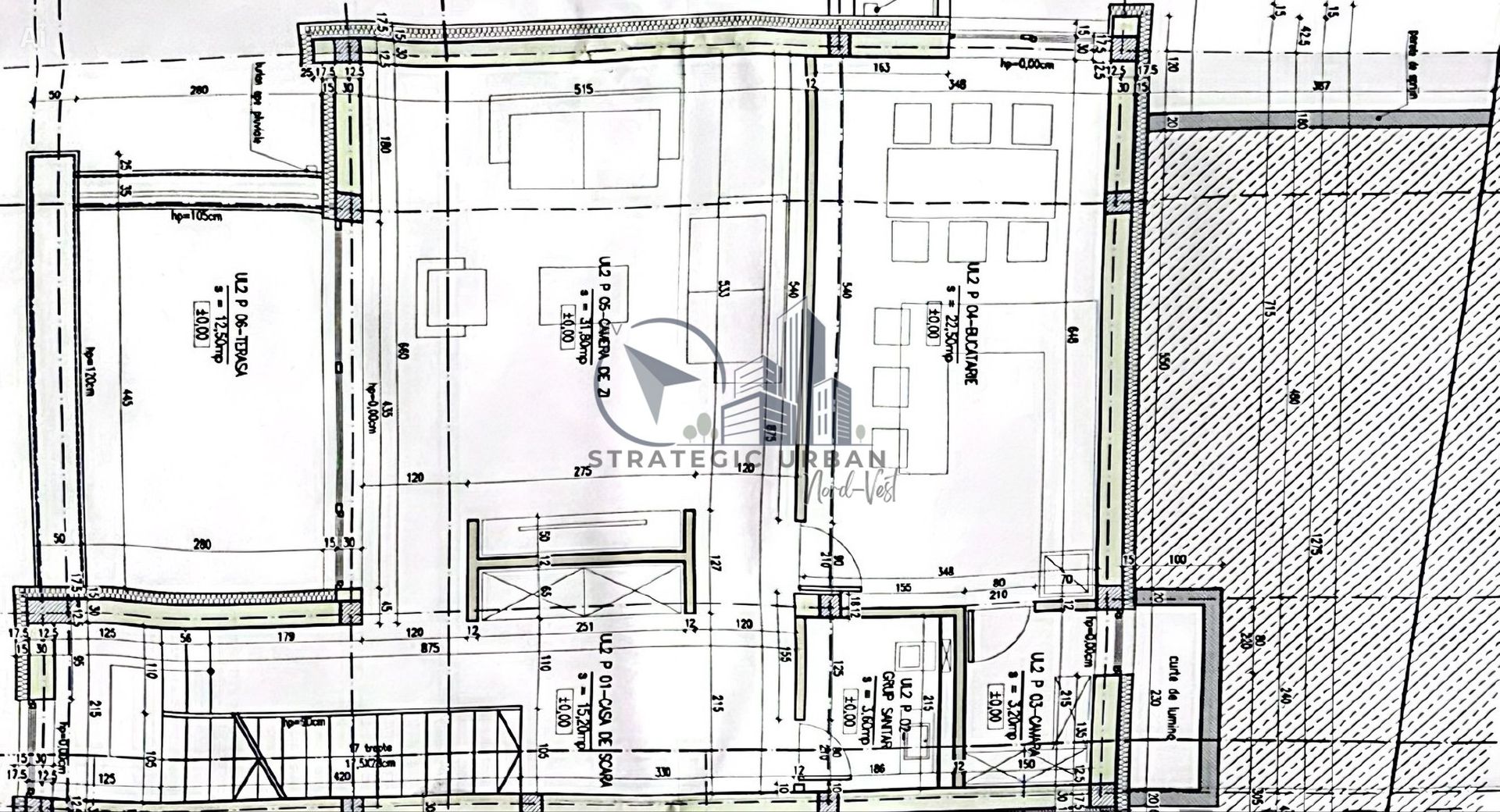 Duplex modern,160 mp utili, Teren 363 mp,Terase 40 mp, Valea Garbaului - Schiță 8