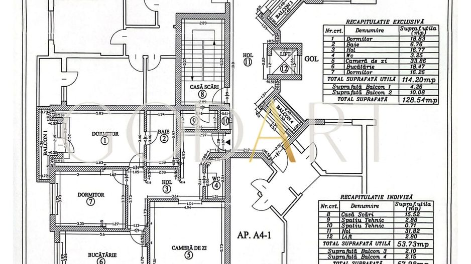 HERASTRAU | 3 CAMERE | DOUA LOCURI DE PARCARE | BOXA - Schiță 21