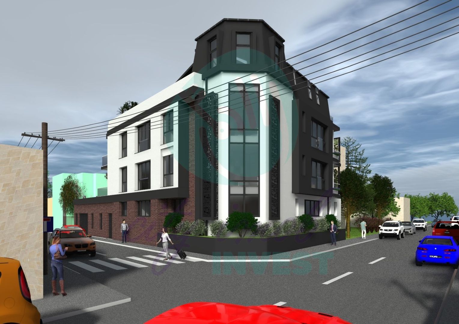 2 camere la parterul unui bloc boutique langa PARC si METROU cu parcare si boxa - Poză 1