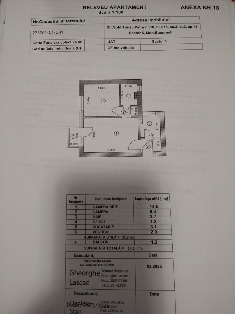 De vanzare Apartamet 2 camere, Tunsu Petre, Ferentari, sector 5 - Poză 13