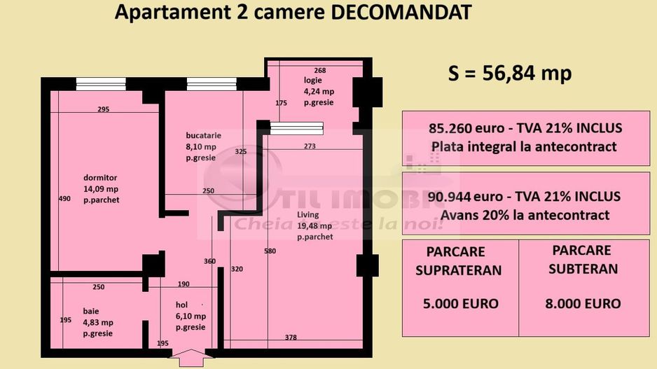 Apartament decomandat Cug Valea Adanca, bloc nou, cartier rezidential - Poză 2