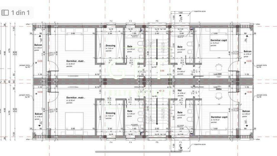 Unitate duplex 193mp utili +65 terase circulabile + 200 mp teren, Voronet - Poză 13
